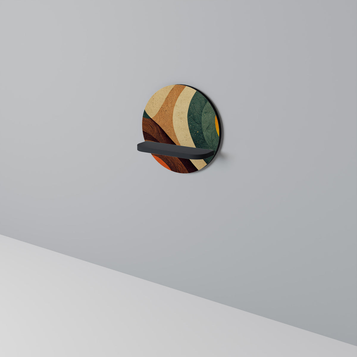 COLORFUL STRANDS Dekoratives Wandregal