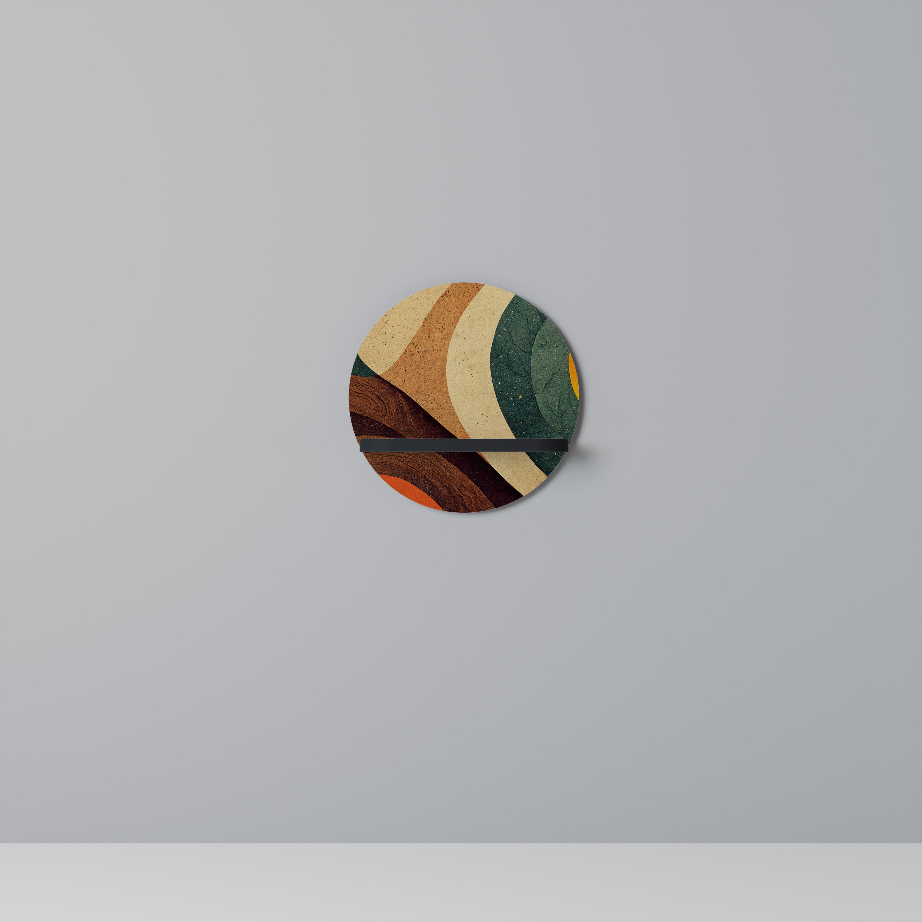 COLORFUL STRANDS Decorative Art Shelf