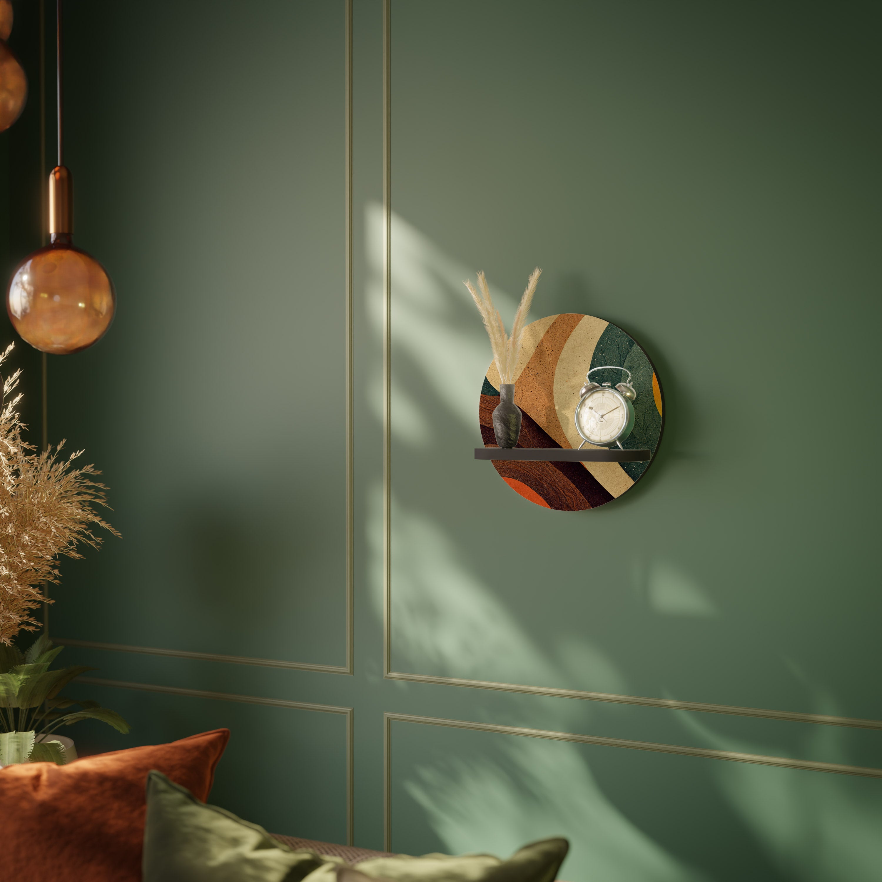 COLORFUL STRANDS Decorative Art Shelf