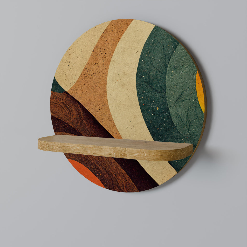 COLORFUL STRANDS Decorative Art Shelf