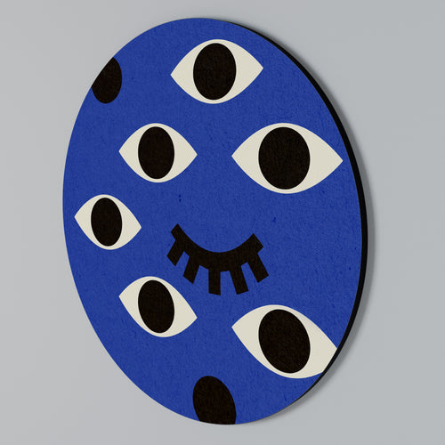 UNDER CONTROL Rund väggdekor