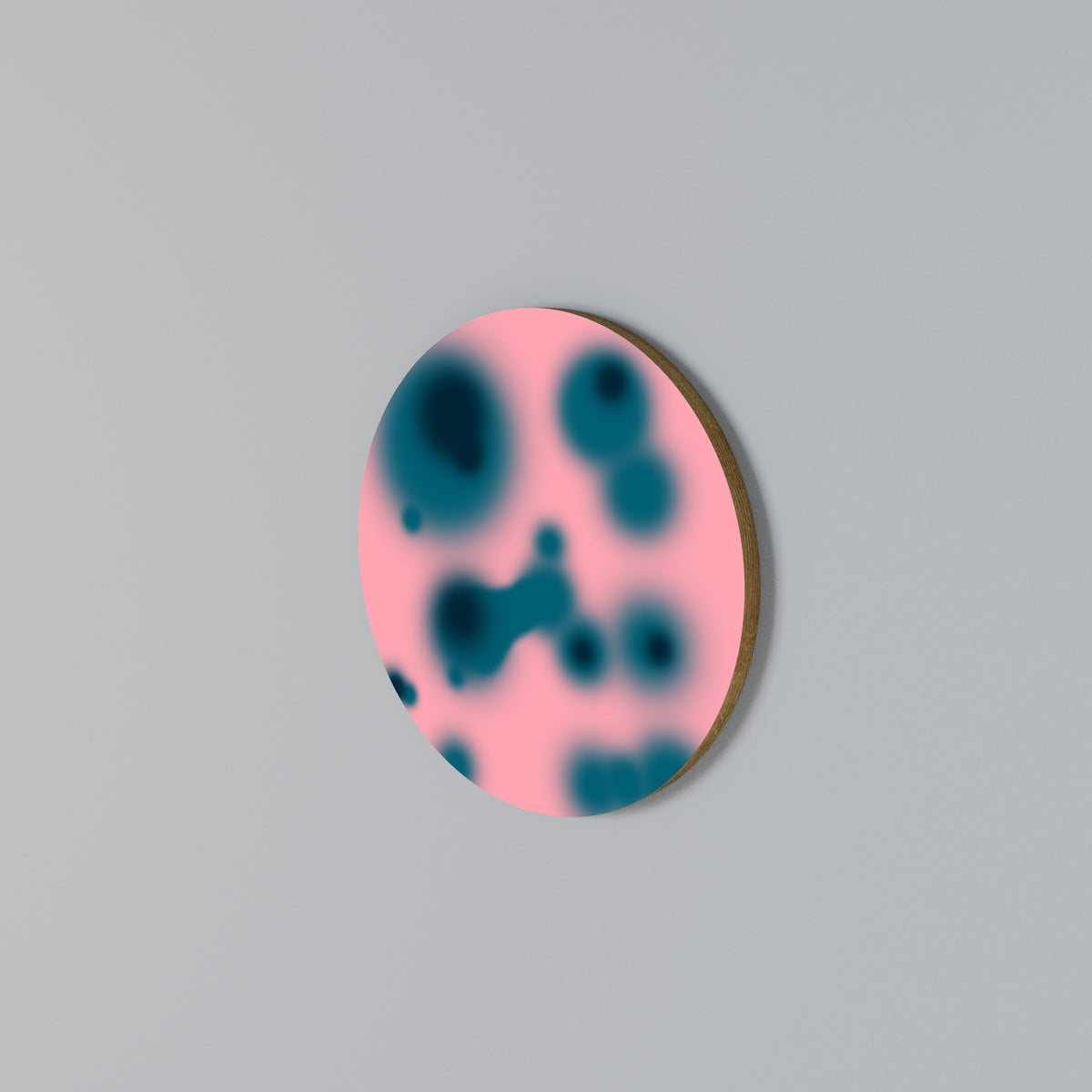 TOUCH OF MYSTERY Arte de pared redondo