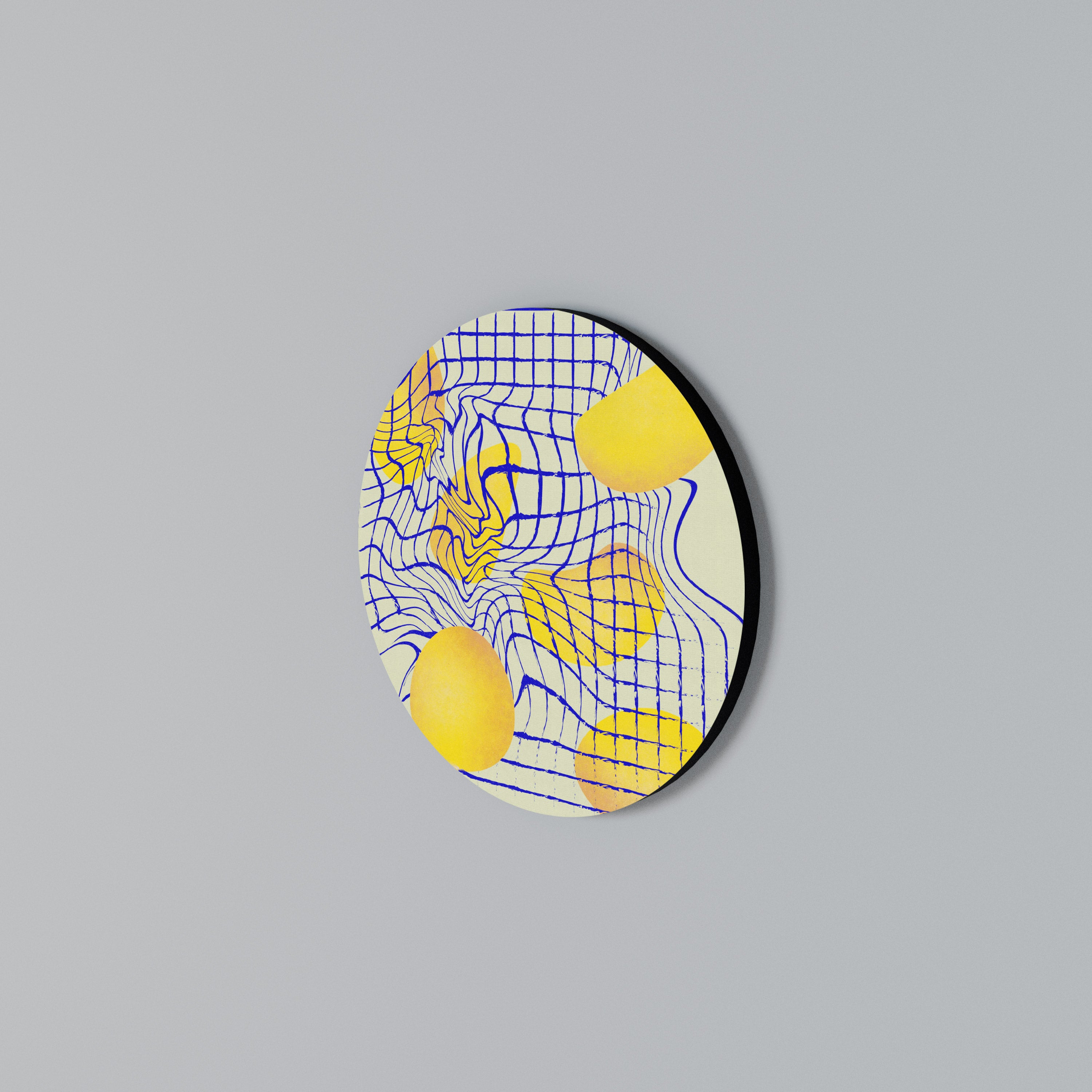 CURVED SPACE Rundes Wandbild