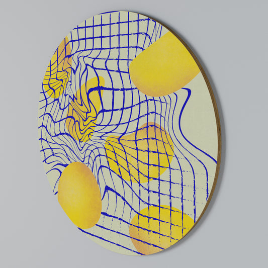 CURVED SPACE Arte de pared redondo