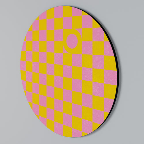 OPTIMISTIC WORLD Rund väggdekor