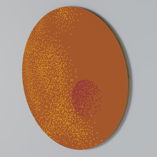 GLITTER COMPOSITION Round Wall Art