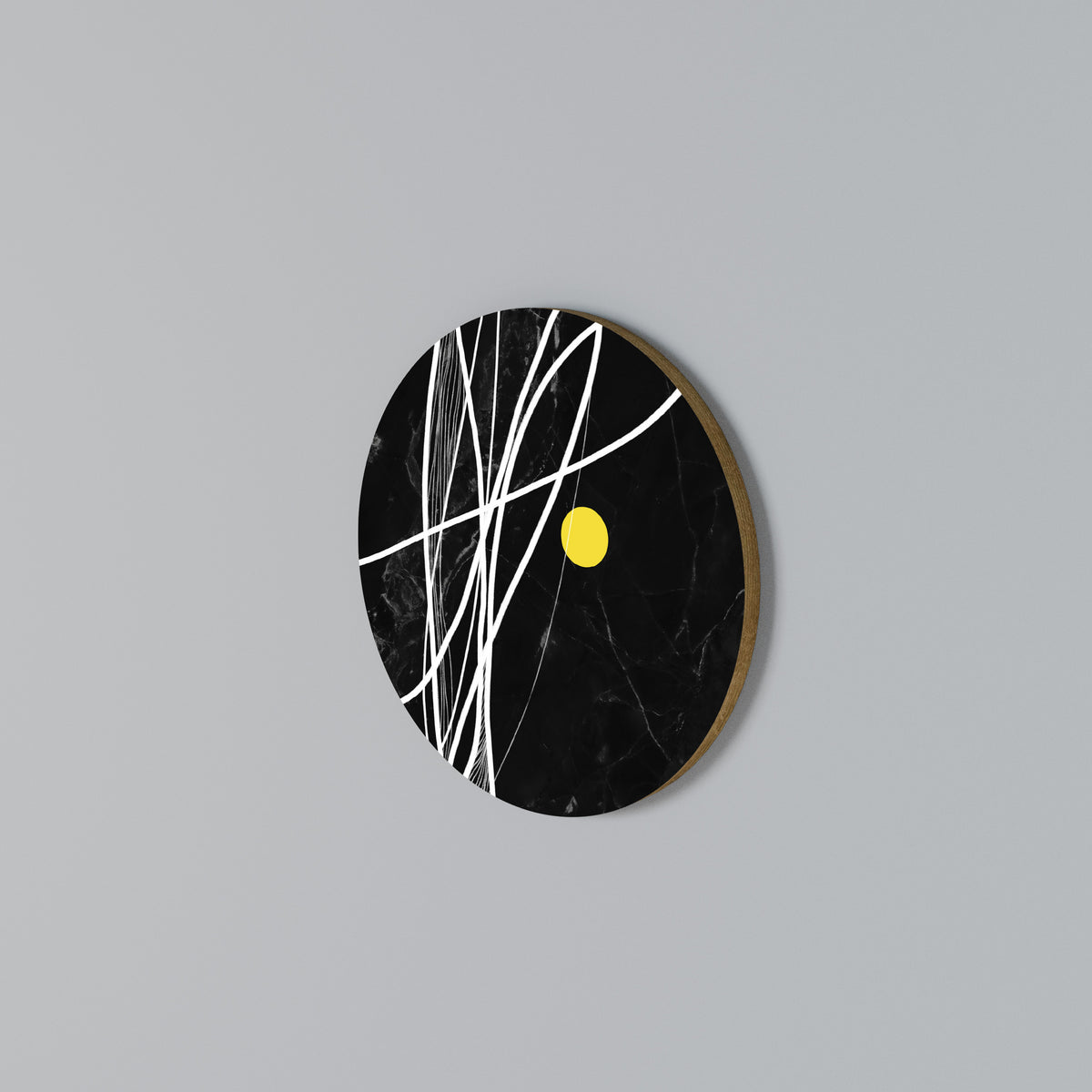 LIGHT IN THE DARK Arte de Parede Redonda