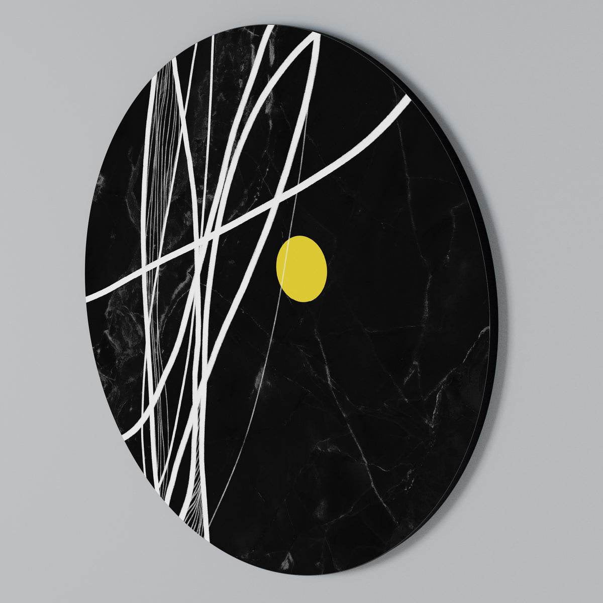 LIGHT IN THE DARK Arte de Parede Redonda