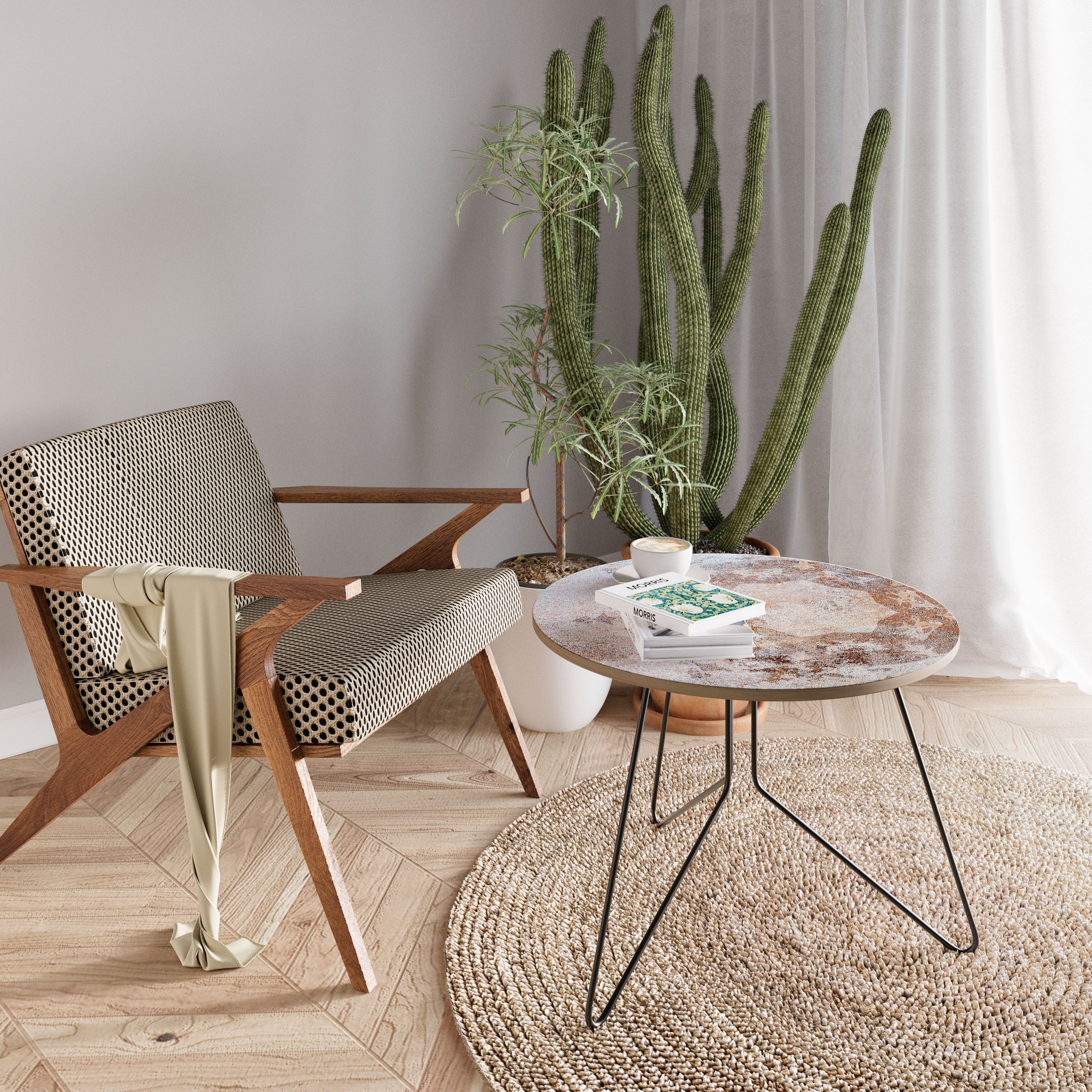 EARTHY ELEGANCE Τραπεζάκι σαλονιού