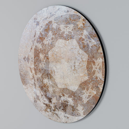 EARTHY ELEGANCE Round Wall Art
