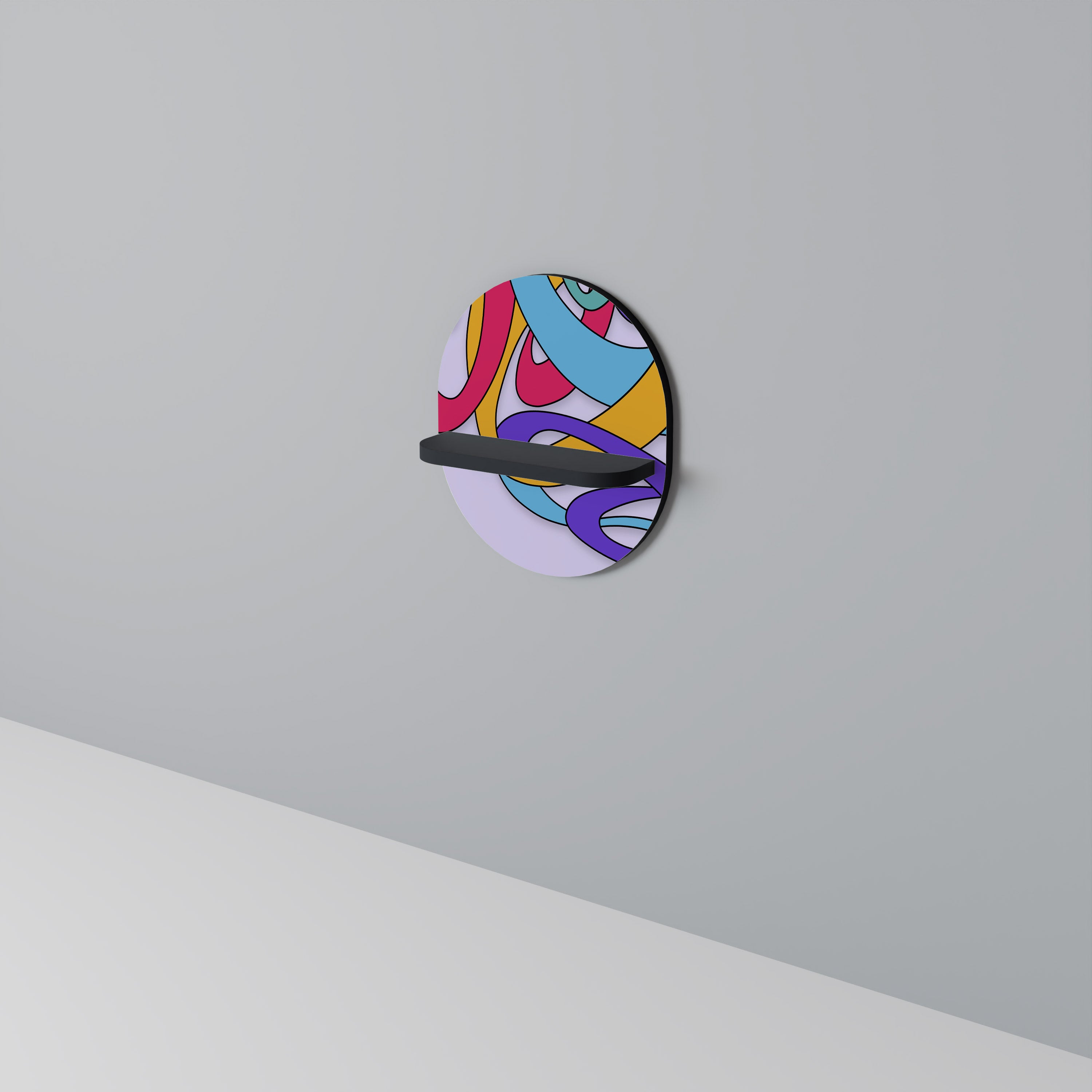 COLOR STREAM Διακοσμητικό Ράφι Art Shelf