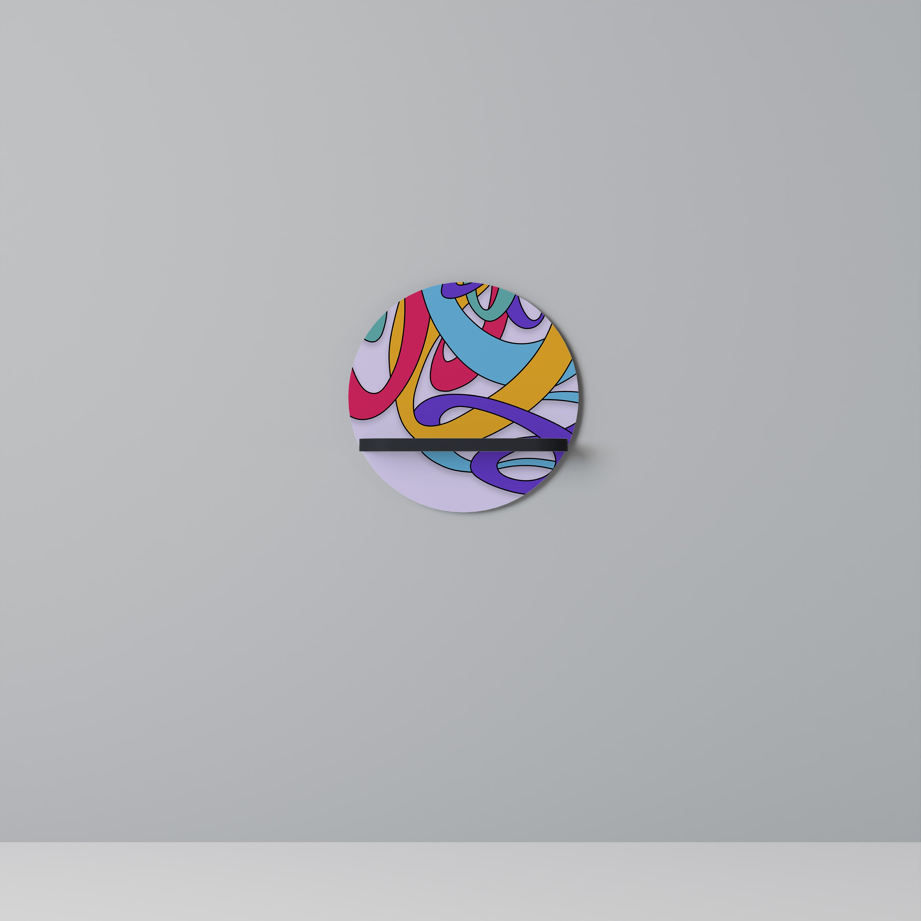 COLOR STREAM Decorative Art Shelf