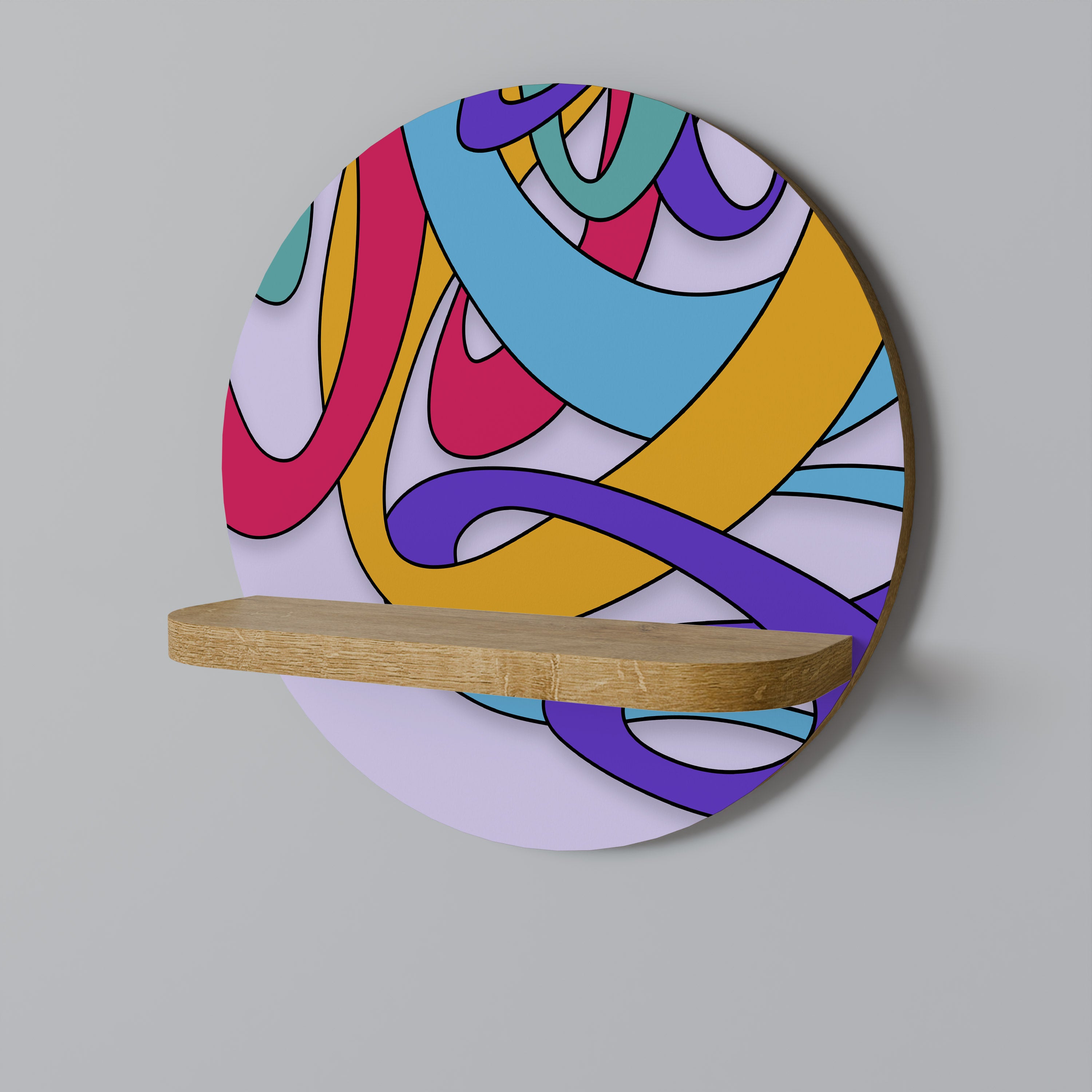 COLOR STREAM Decorative Art Shelf