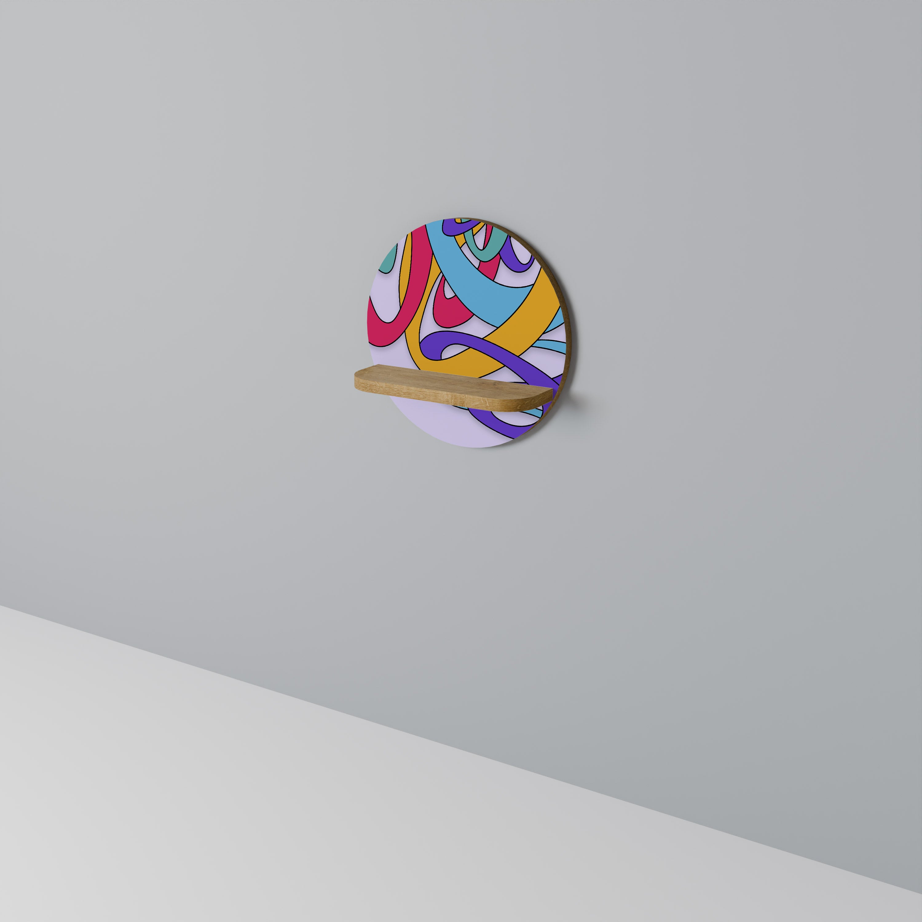 COLOR STREAM Διακοσμητικό Ράφι Art Shelf