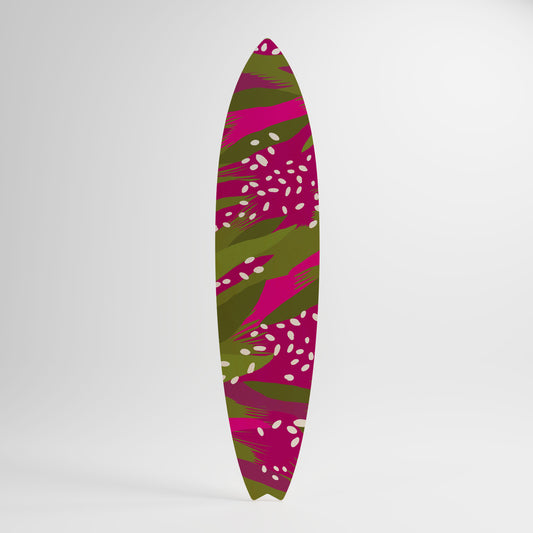 ENCHANTED TIGER Panel decorativo de tabla de surf
