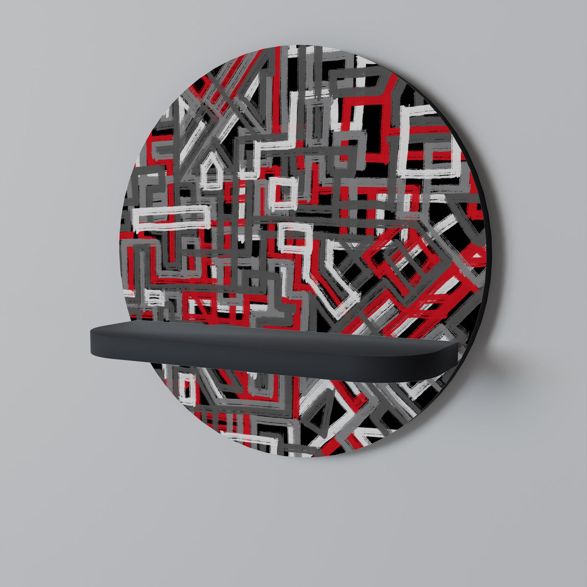 BROKEN LINES Art Shelf