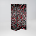 BROKEN LINES 3-Panel Room Divider
