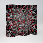 BROKEN LINES Παραβάν με 5 πάνελ