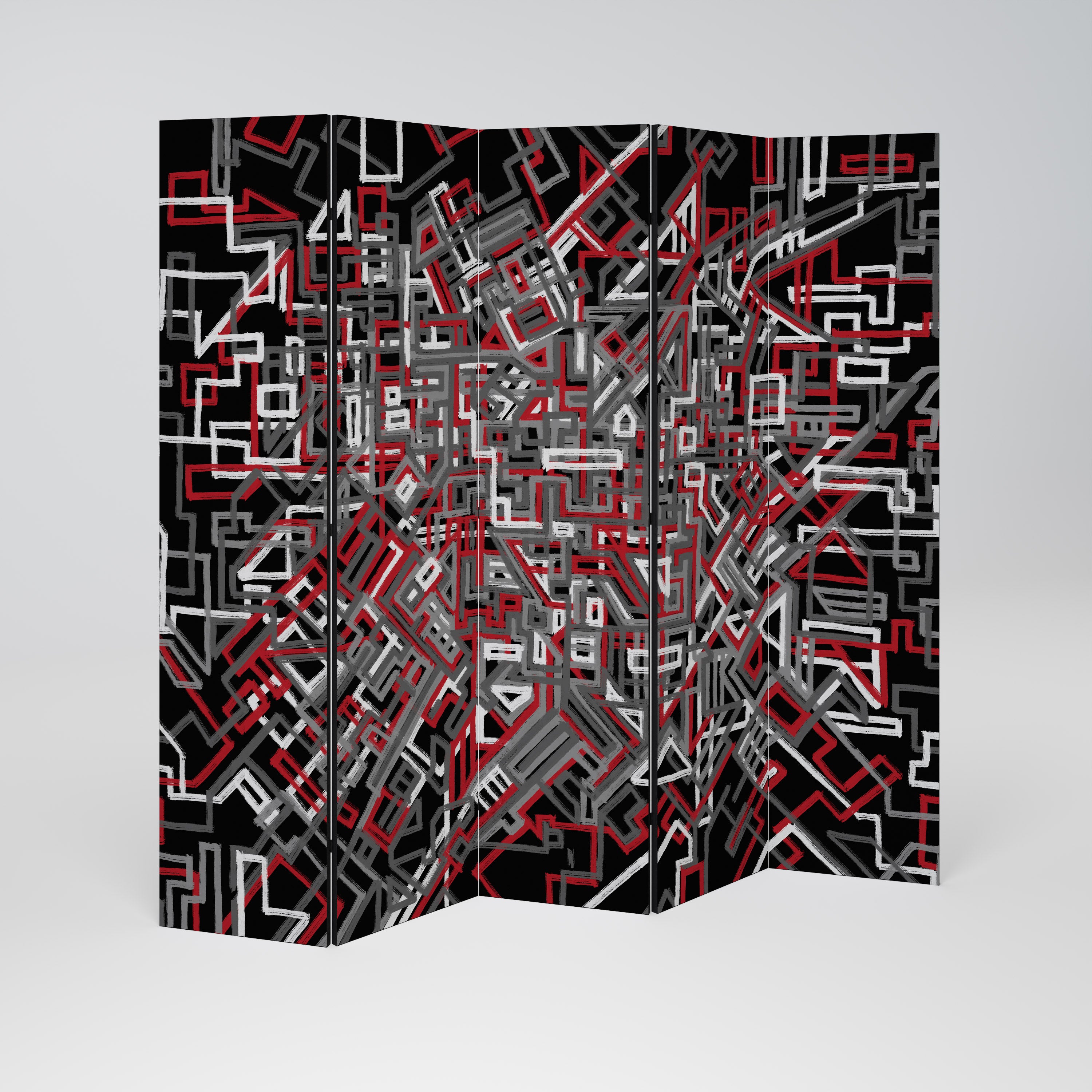 BROKEN LINES Παραβάν με 5 πάνελ