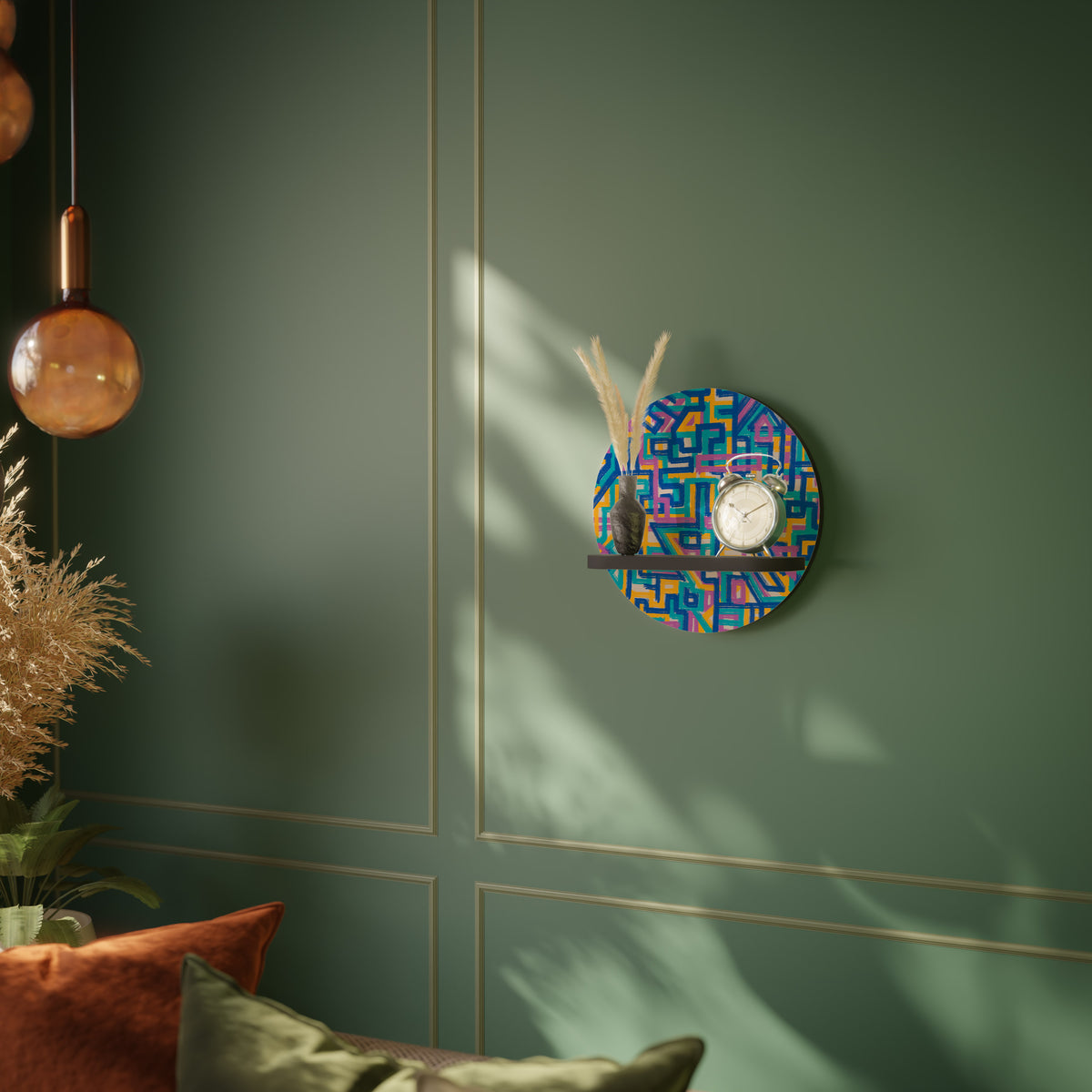 MEMORIES MAP Decorative Art Shelf