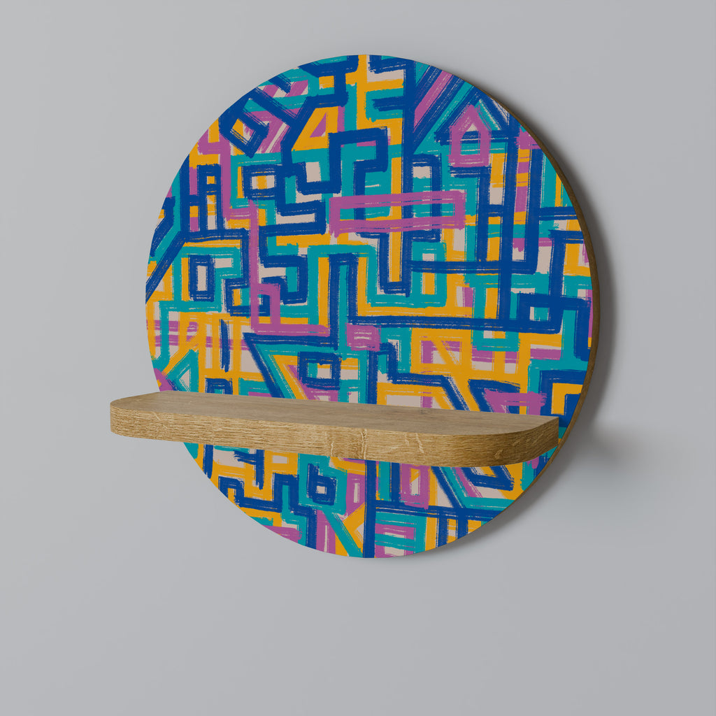 MEMORIES MAP Decorative Art Shelf