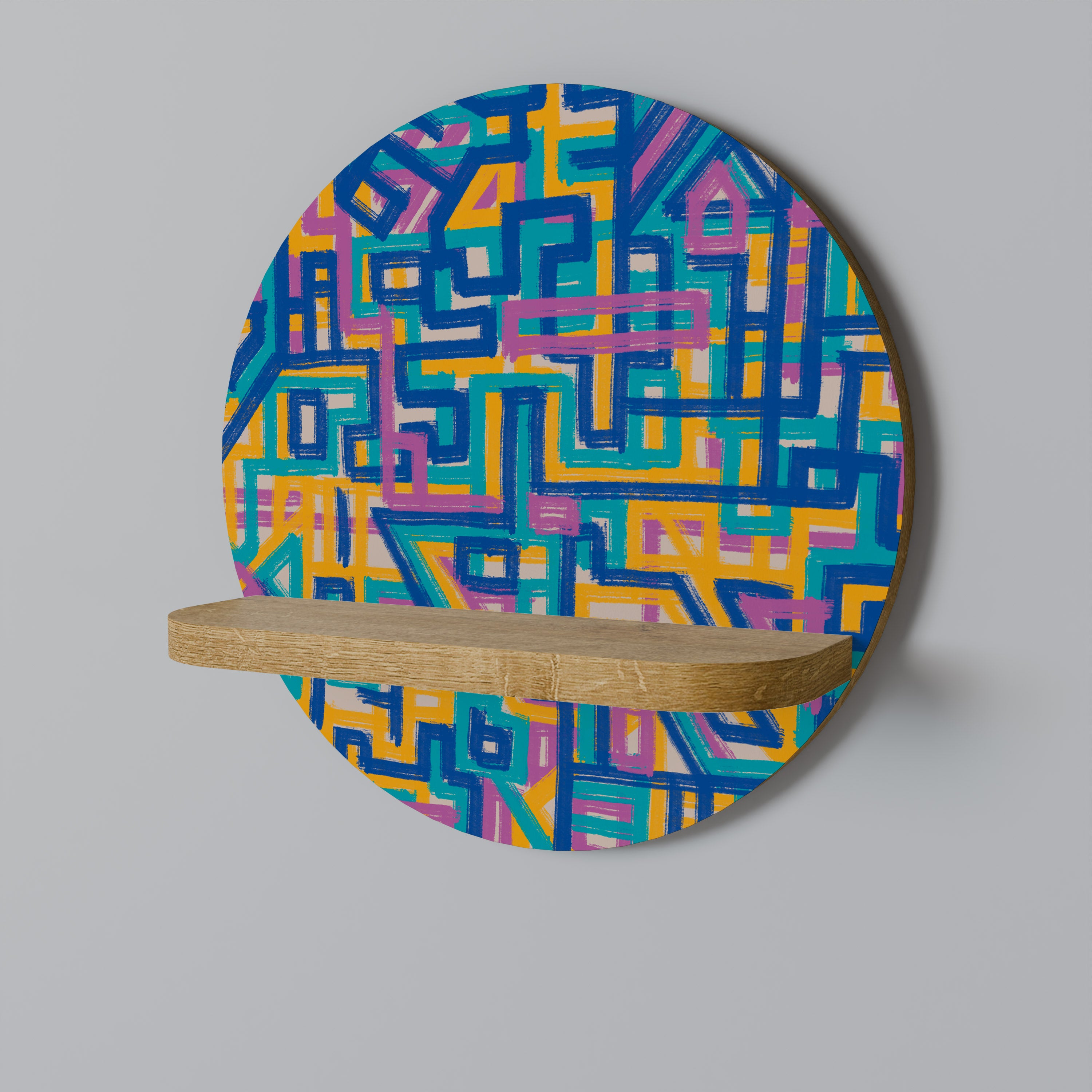 MEMORIES MAP Decorative Art Shelf