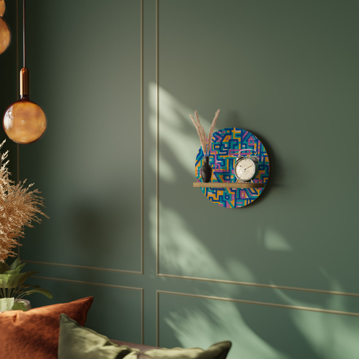 MEMORIES MAP Decorative Art Shelf