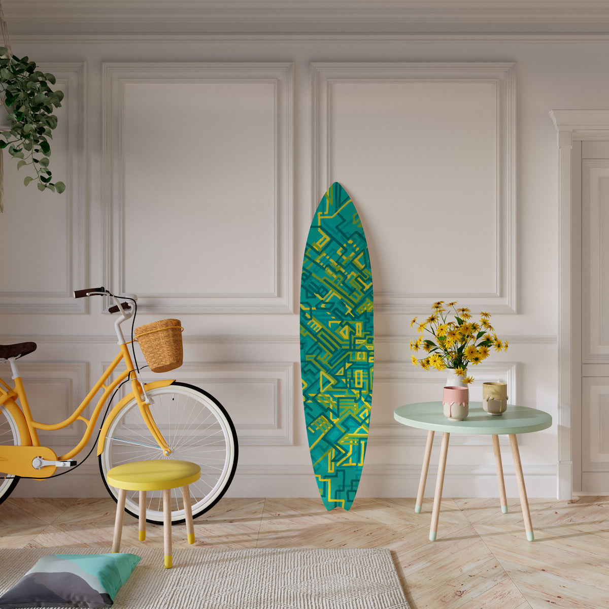 NOSTALGIC MEMORIES Surfboard Decorative Panel