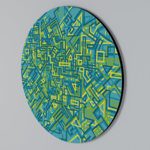 NOSTALGIC MEMORIES Arte de pared redondo