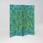 NOSTALGIC MEMORIES Biombo de 4 paneles