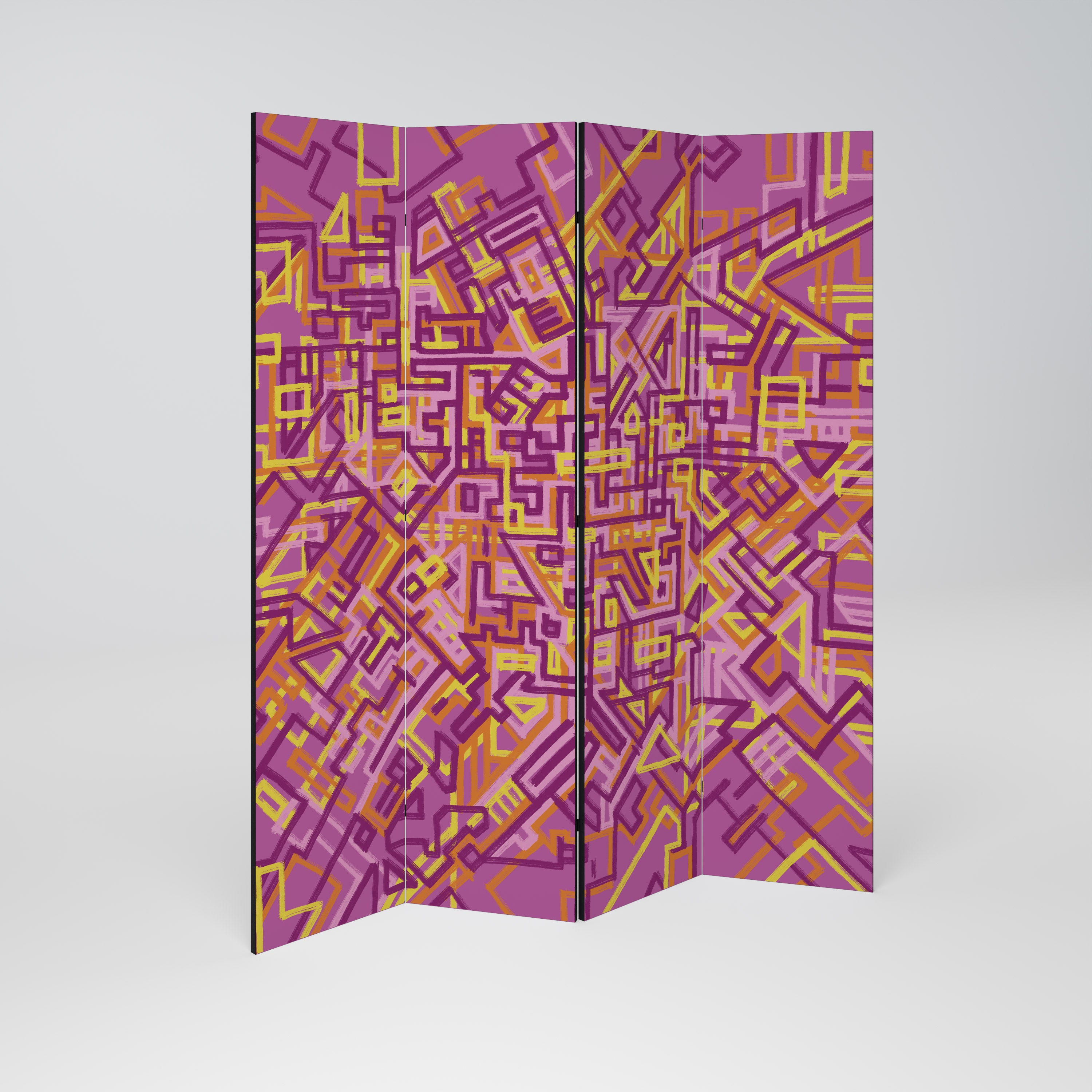 LOVELY MEMORIES 4-Panel Room Divider