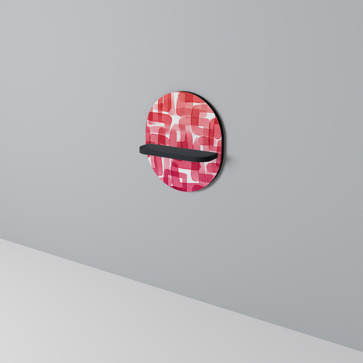 KALEIDOSCOPIC CUBISM Dekoratives Wandregal