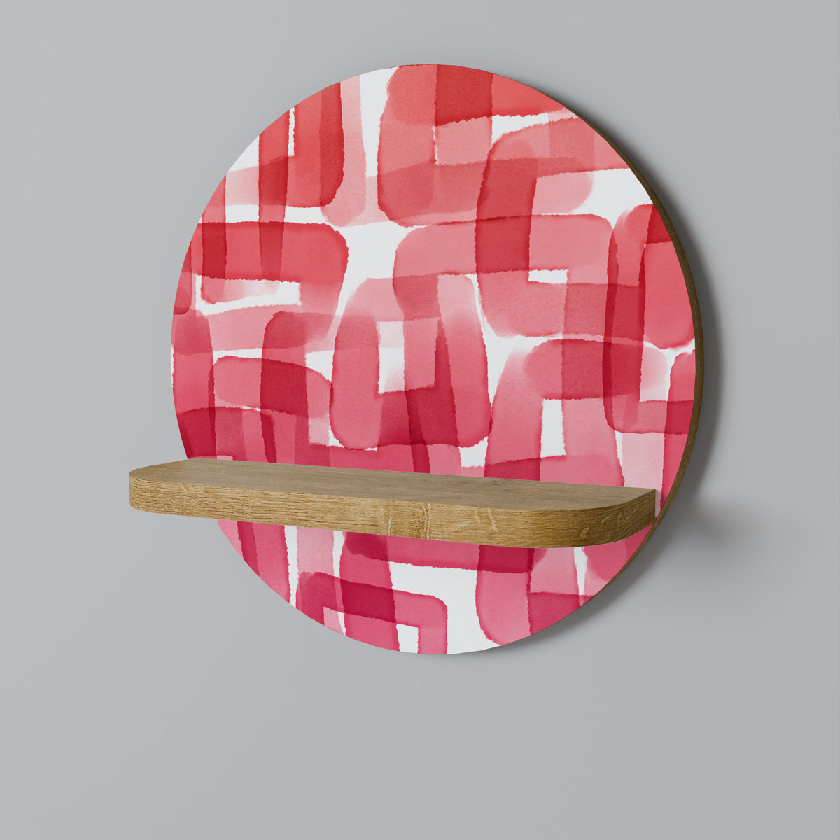 KALEIDOSCOPIC CUBISM Dekoratives Wandregal