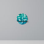 TURQUOISE RECTANGLES Decorative Art Shelf