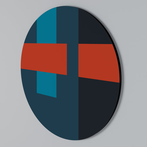 DARK MELANCHOLY Στρογγυλός πίνακας ζωγραφικής