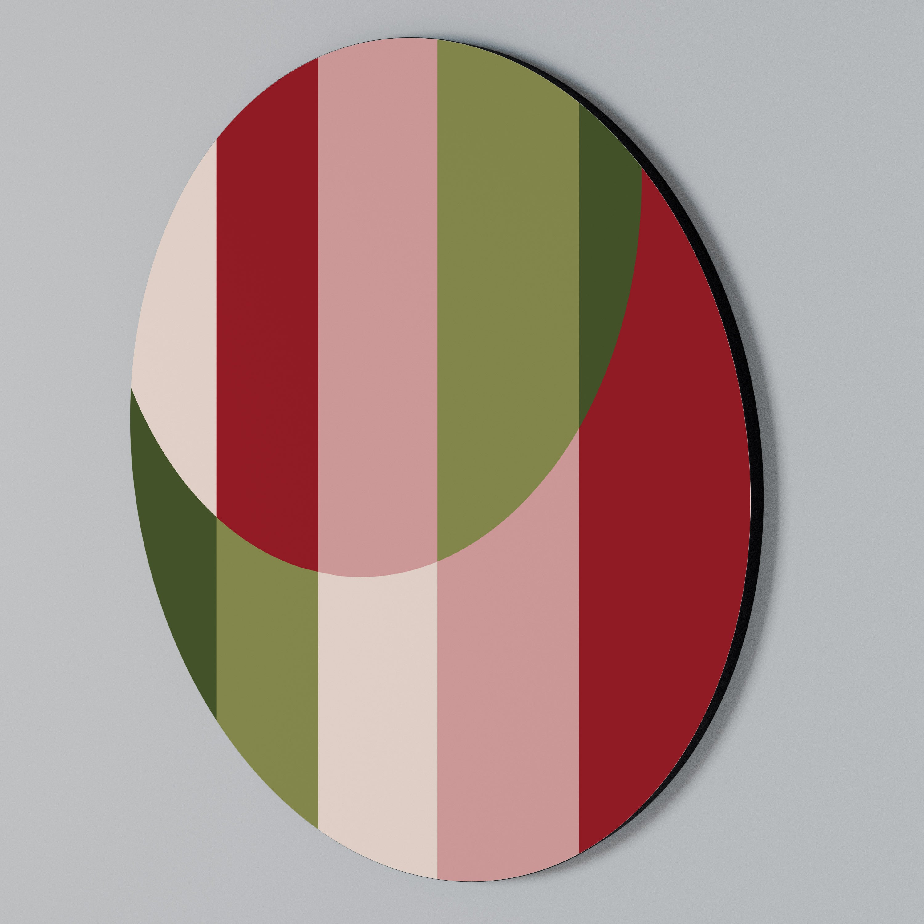 SMILING GEOMETRY Rund väggdekor