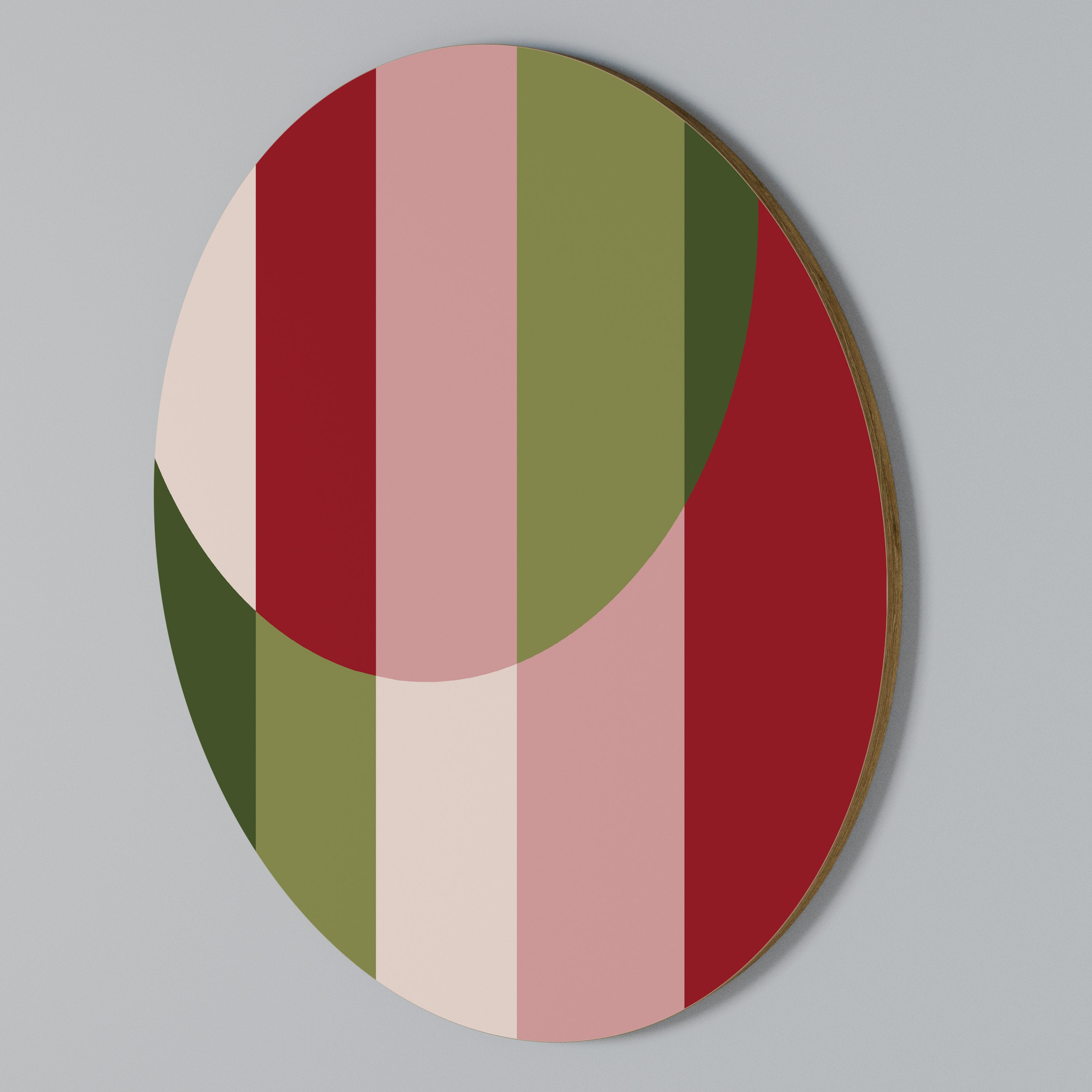 SMILING GEOMETRY Rund väggdekor