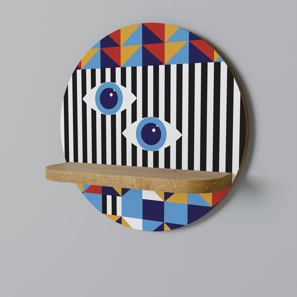 ABSTRACTION AND GEOMETRY Dekoratives Wandregal