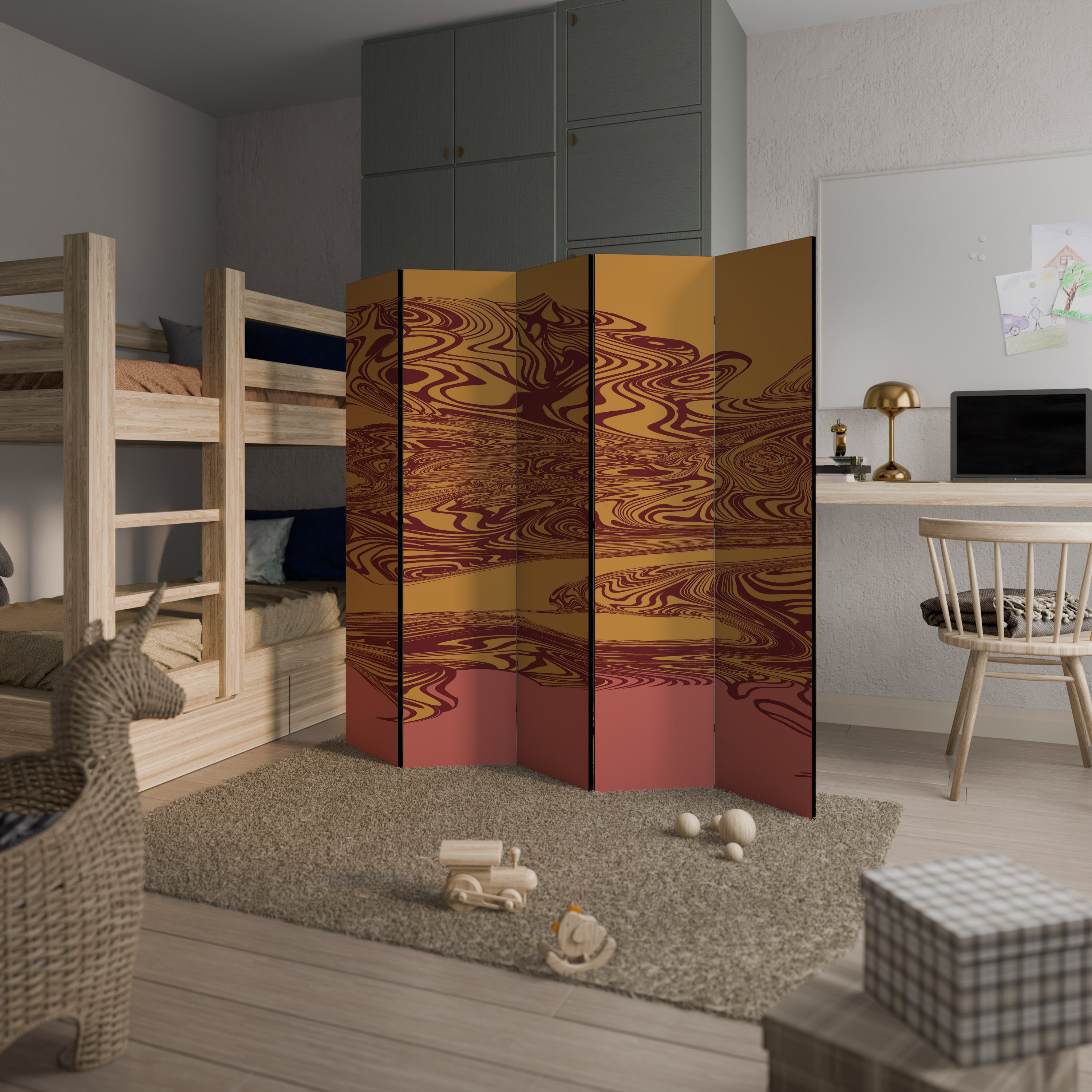 FLOATING THOUGHTS Παραβάν με 5 πάνελ