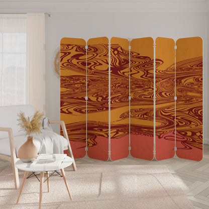 FLOATING THOUGHTS 6-Panel Plywood Room Divider