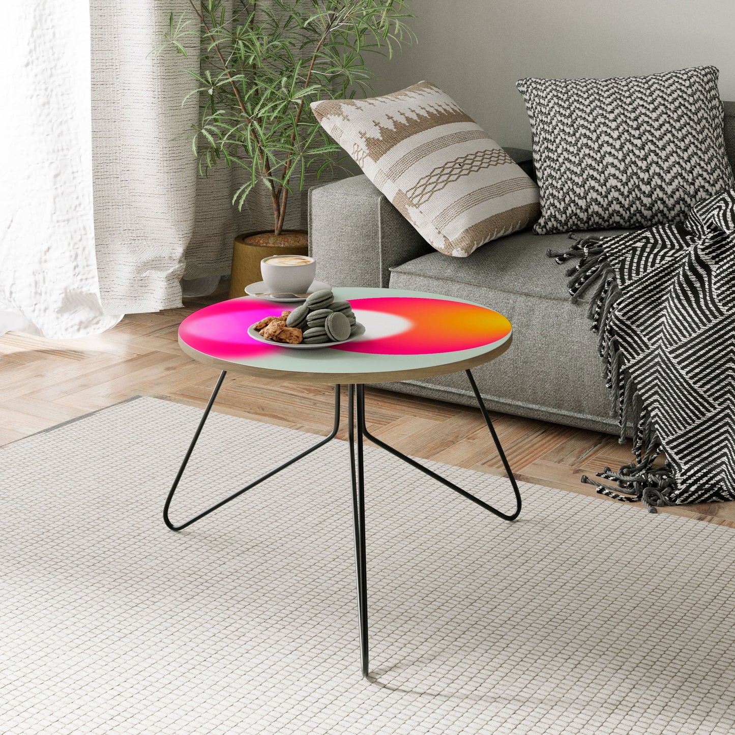 SYMPHONIE DE COULEURS Petite Table Basse