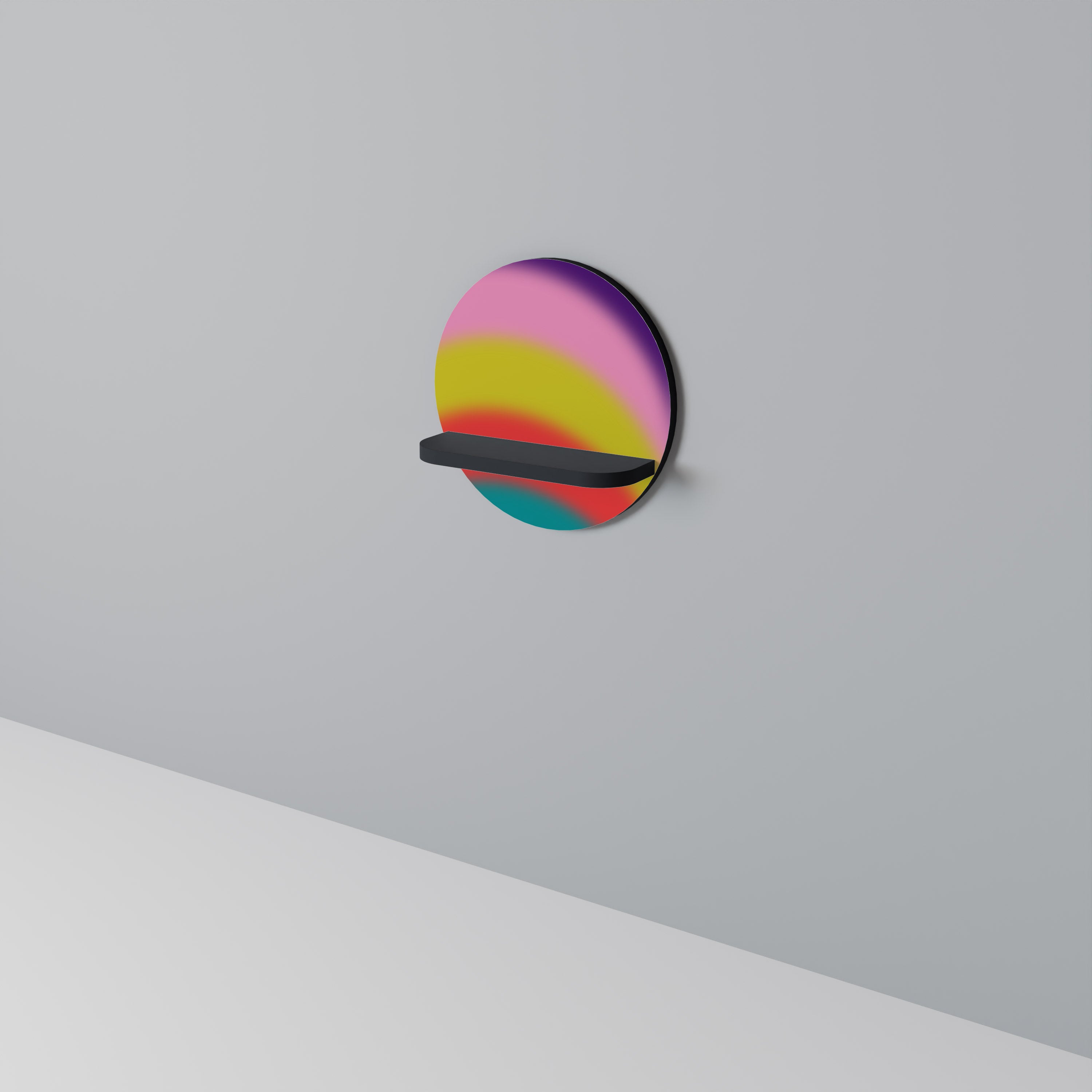 RAINBOW TIME Art Shelf