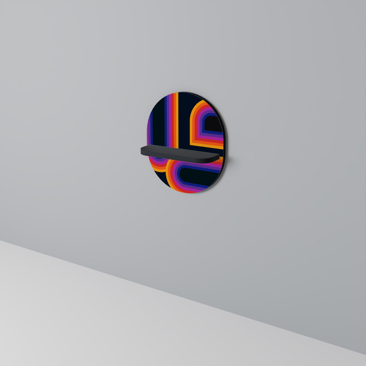 BLINDED BY THE LIGHTS Dekoratives Wandregal