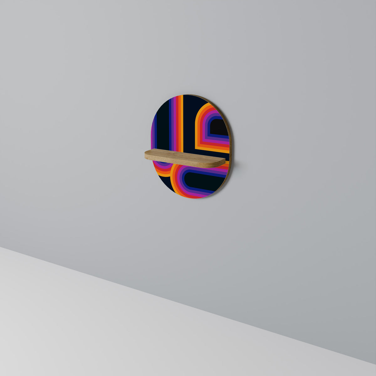 BLINDED BY THE LIGHTS Dekoratives Wandregal