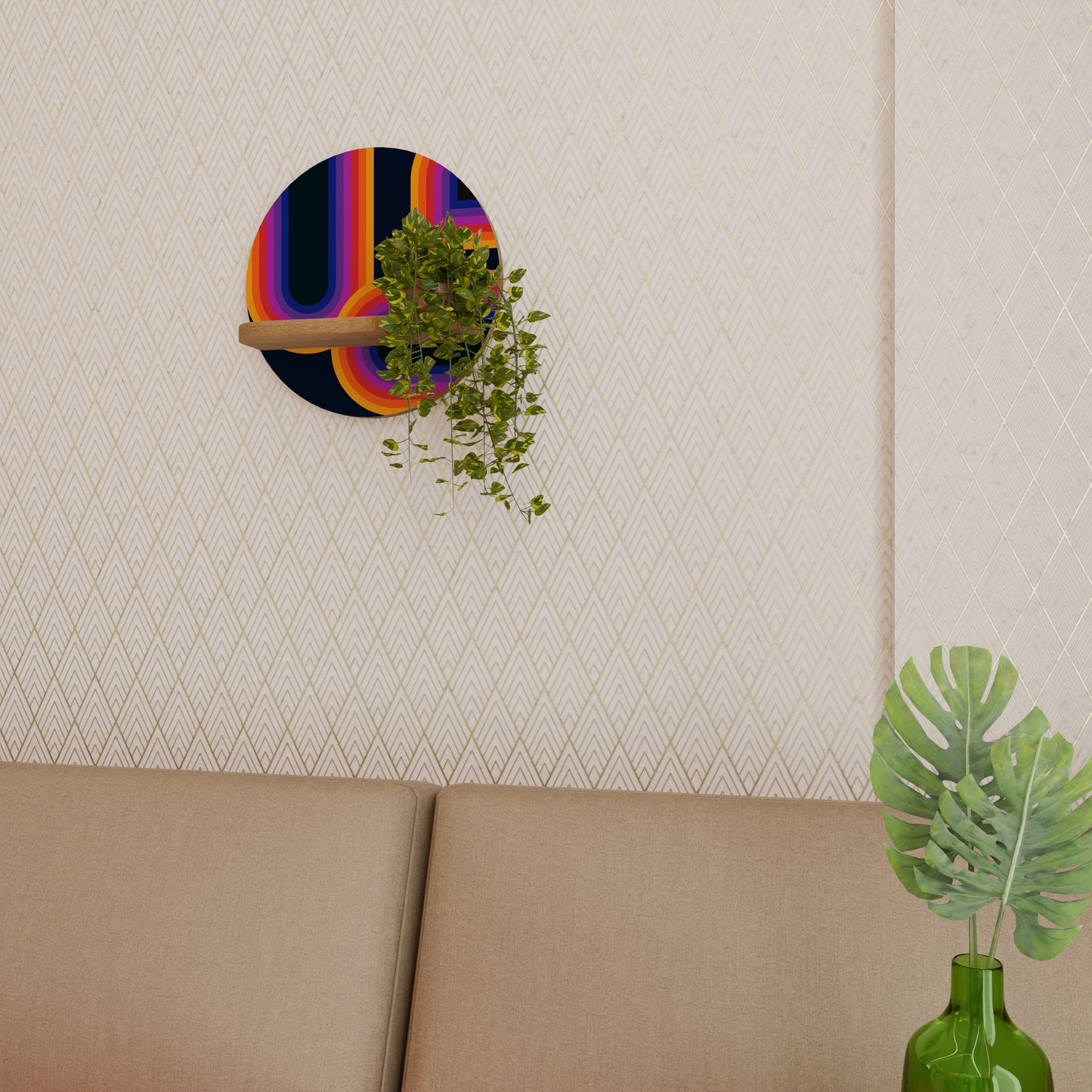 BLINDED BY THE LIGHTS Art Shelf