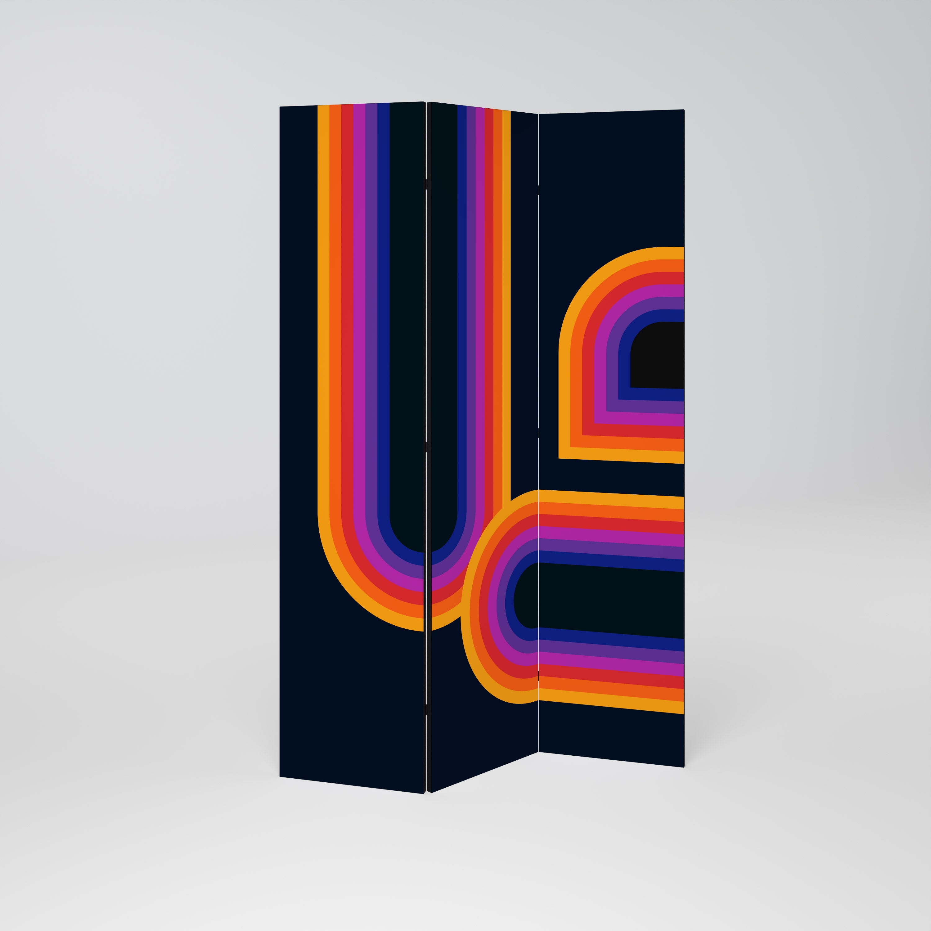 BLINDED BY THE LIGHTS Dekorativ rumsavdelare – 3 paneler