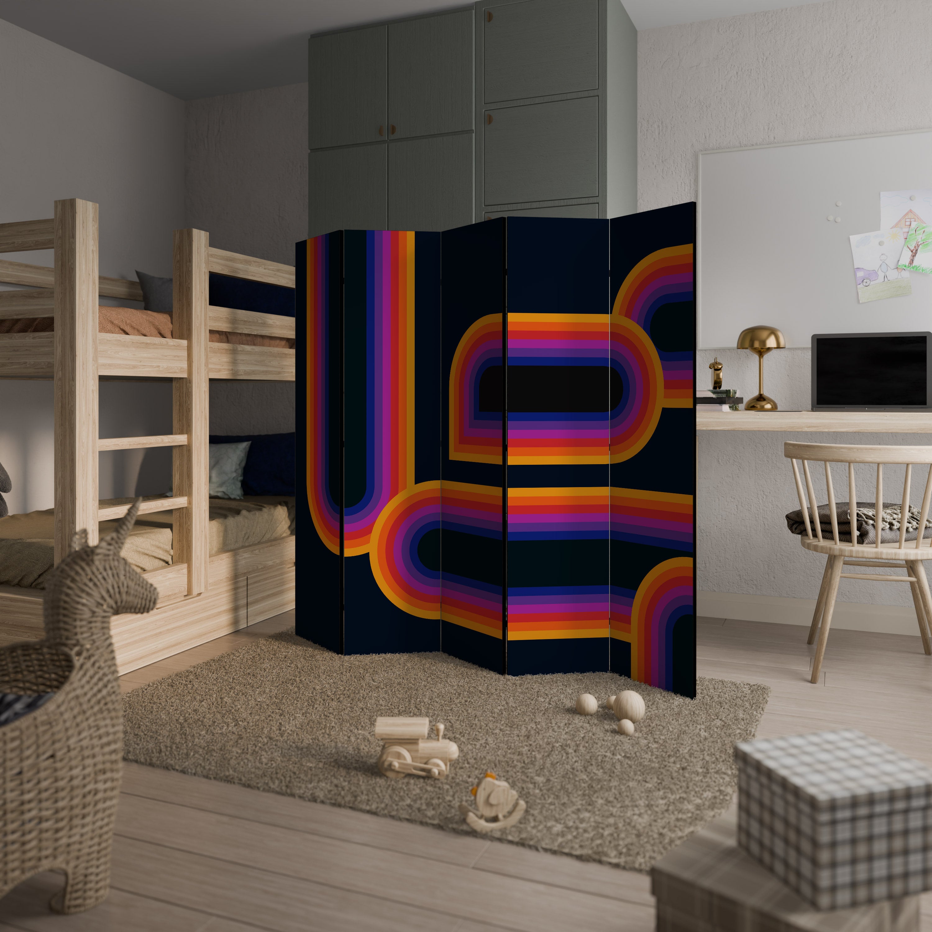 BLINDED BY THE LIGHTS Παραβάν με 5 πάνελ