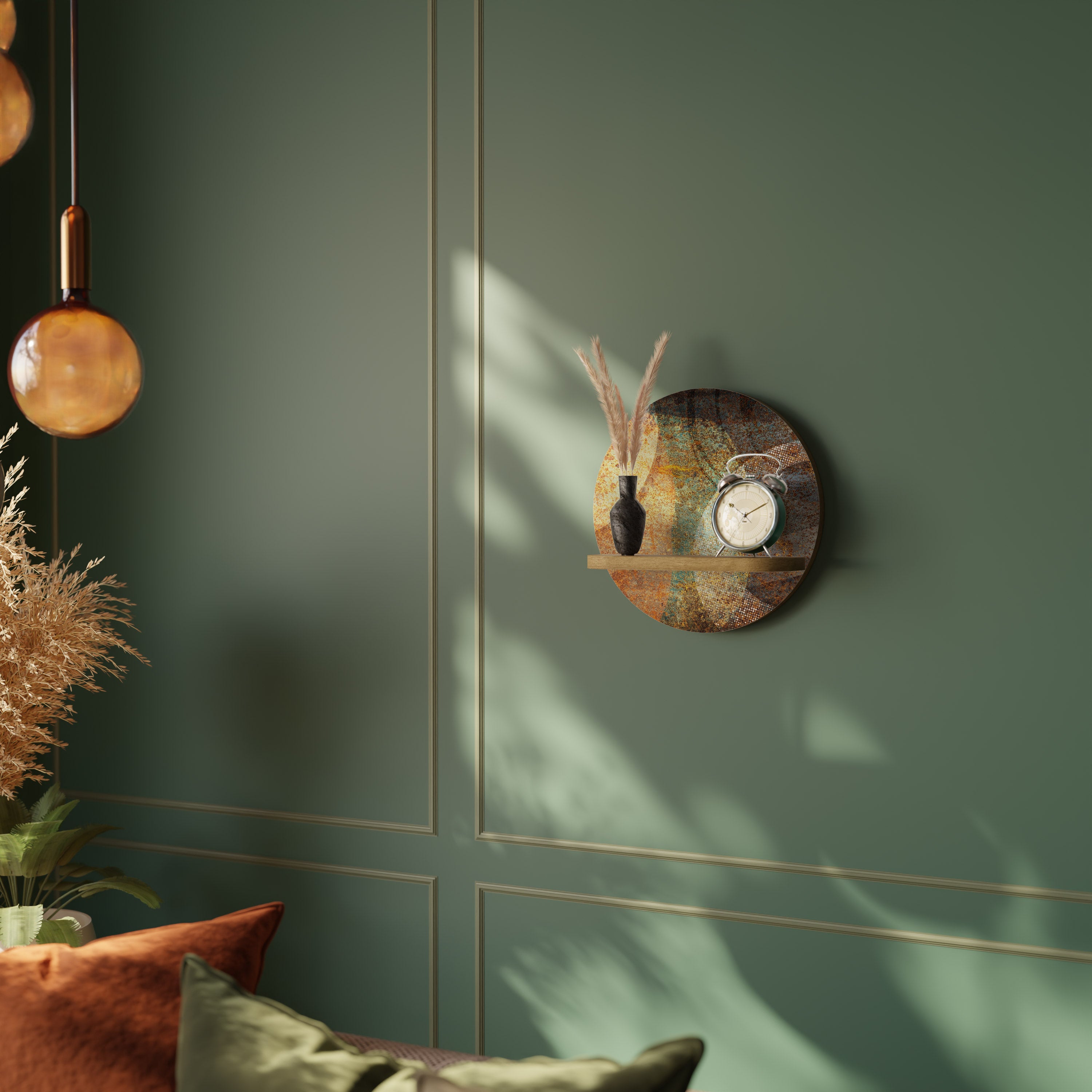 ANTIQUE AURA Decorative Art Shelf