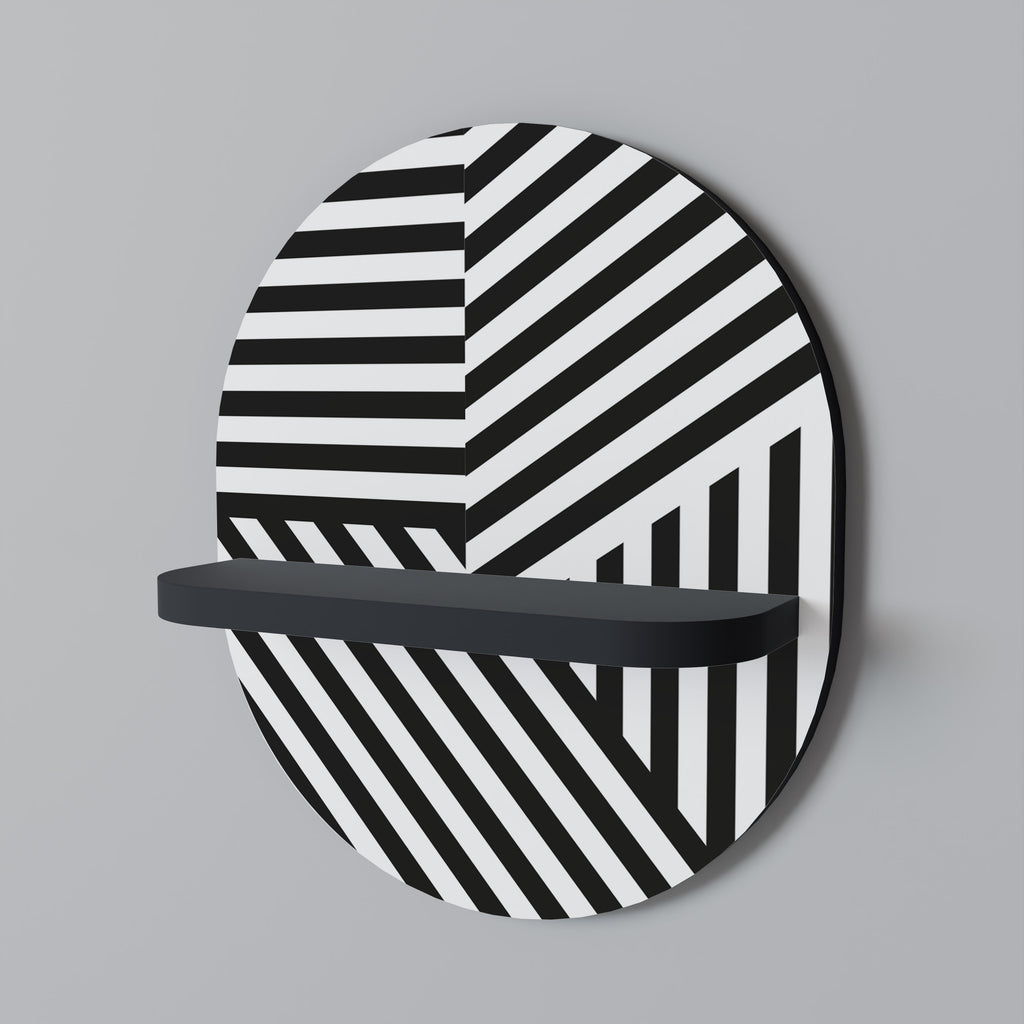 LATTICE LINES Decorative Art Shelf