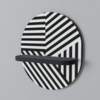 LATTICE LINES Decorative Art Shelf